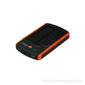 6000mah,solar powered & battery charger & power adapter